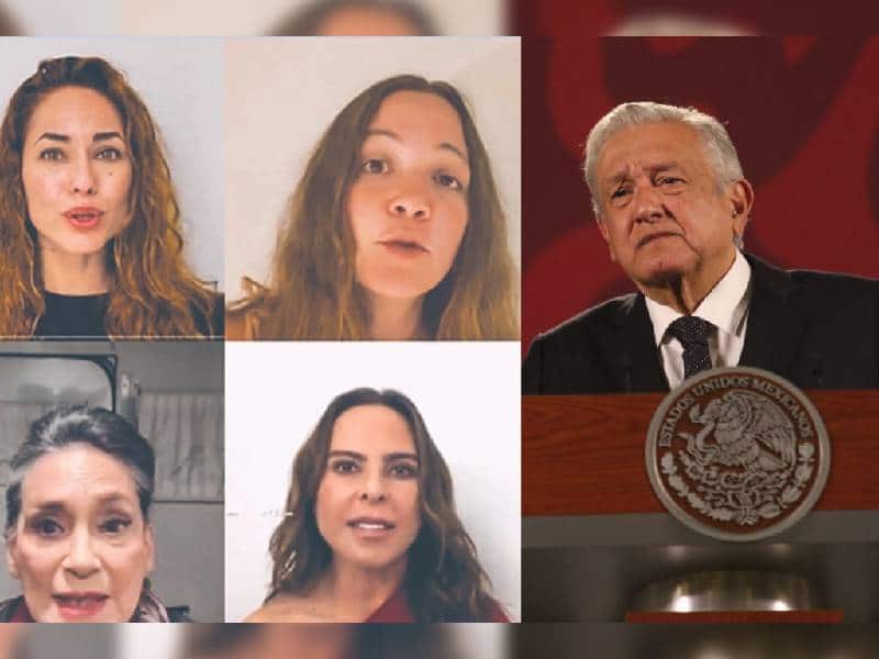 Son muy conservadores, fifís: AMLO a los artistas que piden frenar el Tren Maya