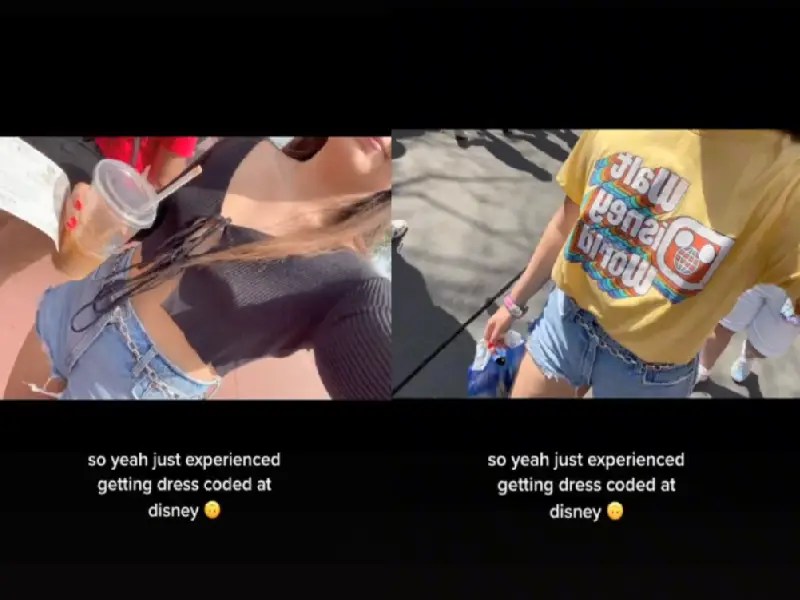 Obligan a mujer a cambiarse por el código de vestimenta de Disney World