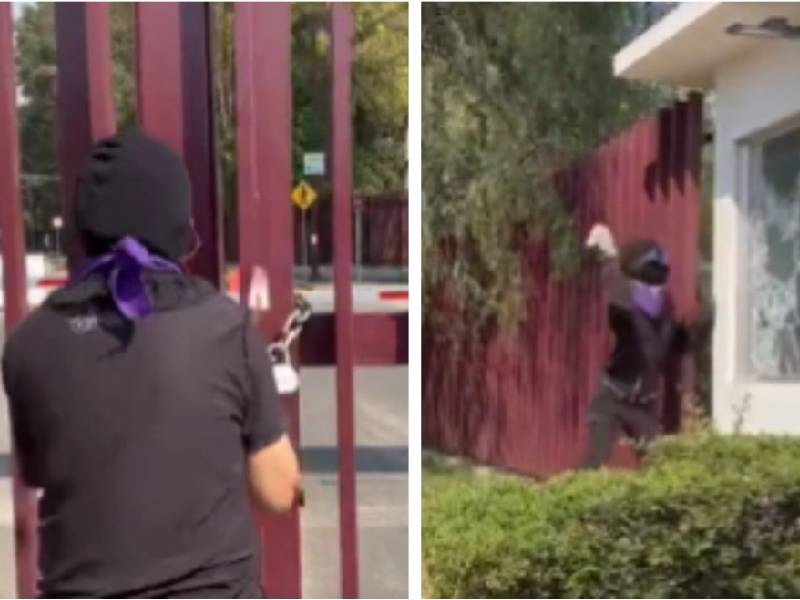Video. Feministas protestan en IPN por presunto abuso a alumna