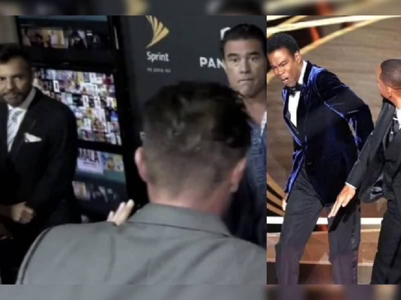 ¡Otra vez Eugenio Derbez presenció una cachetada!