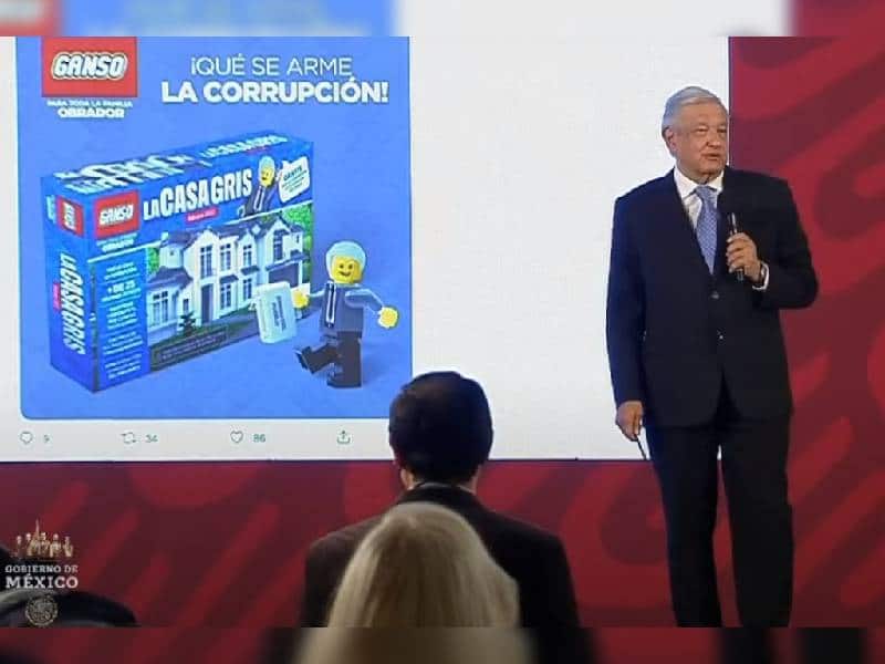 ¡Ternuritas! AMLO se burla del ¡lego! de la ¡Casa Gris!