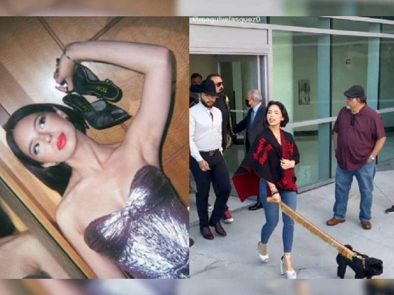 Critican a ángela Aguilar por ignorar a un abuelito portero