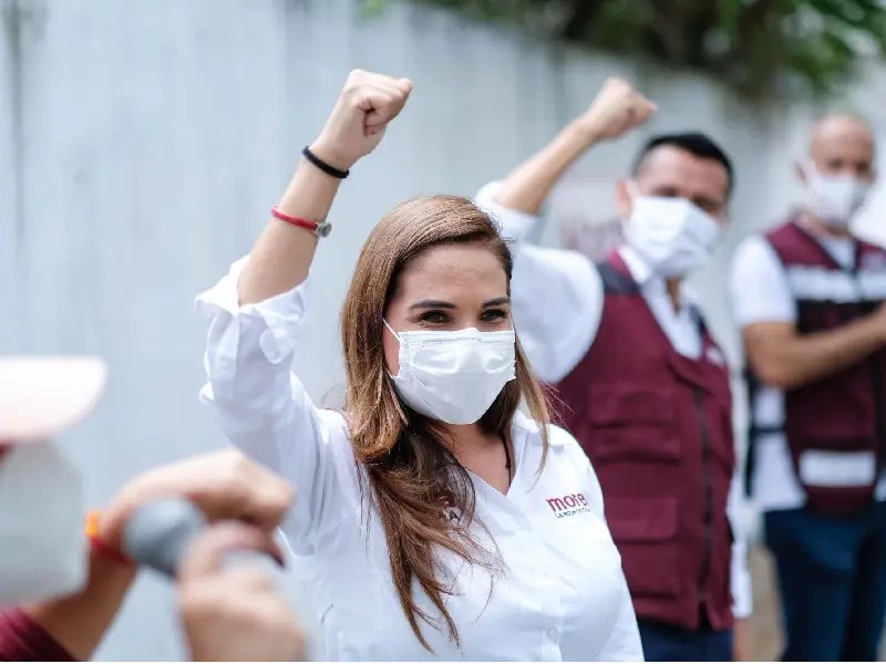 Mara Lezama se lleva ÔÇ£de calleÔÇØ a sus contendientes por la gubernatura