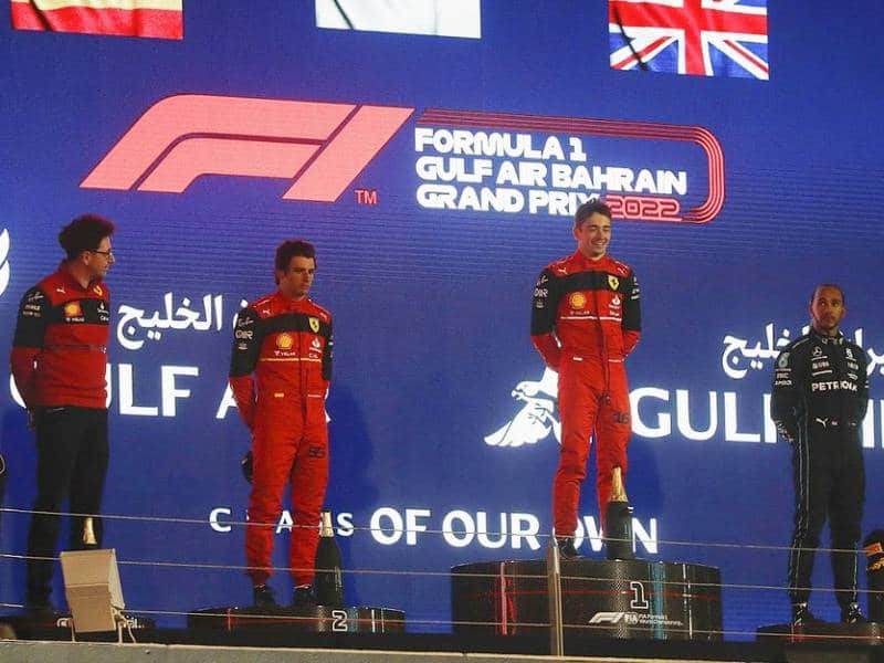 Leclerc y Ferarri GP