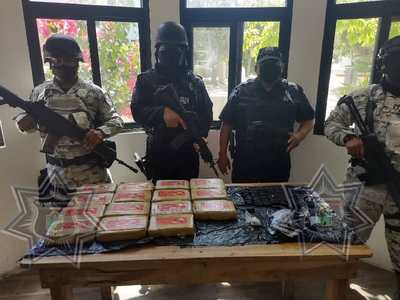 Decomisan millonario cargamento de droga