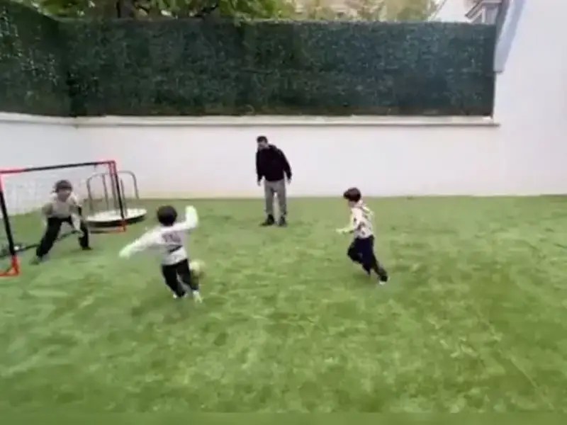 Video: ÔÇ£Dejá ganar a los nenesÔÇØ, Antonela Roccuzzo bromea a Messi