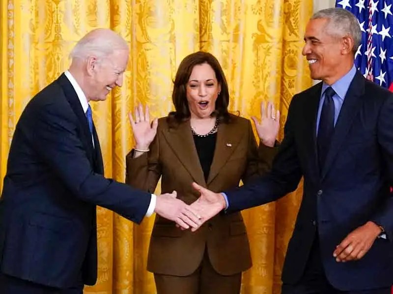 VIDEO. ÔÇØVicepresidente BidenÔÇØ, Obama en su regreso a la Casa Blanca