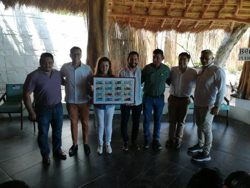 Pueblo mágico de bacalar en billetes de sorteo de loteria nacional