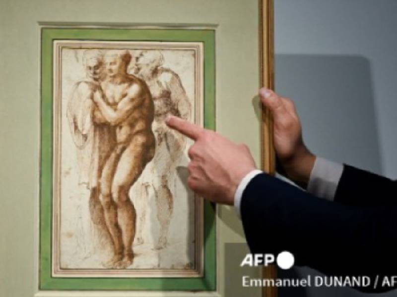 Un dibujo inédito de Miguel ángel estimado en 32,7 mdd en subasta
