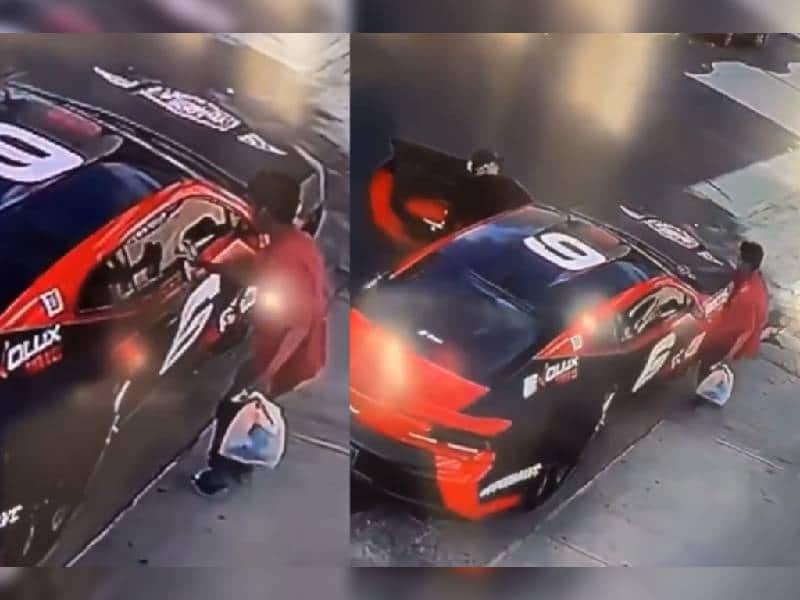 Grafitero raya el auto del ÔÇÿLoco ArreolaÔÇÖ, peleador de MMA