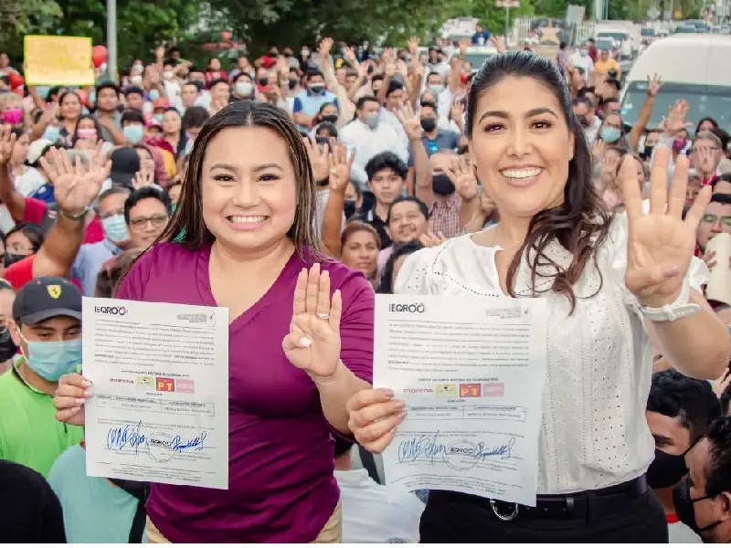 Silvia Dzul Sánchez ya es candidata oficial de la coalición ÔÇ£Juntos Hacemos HistoriaÔÇØ