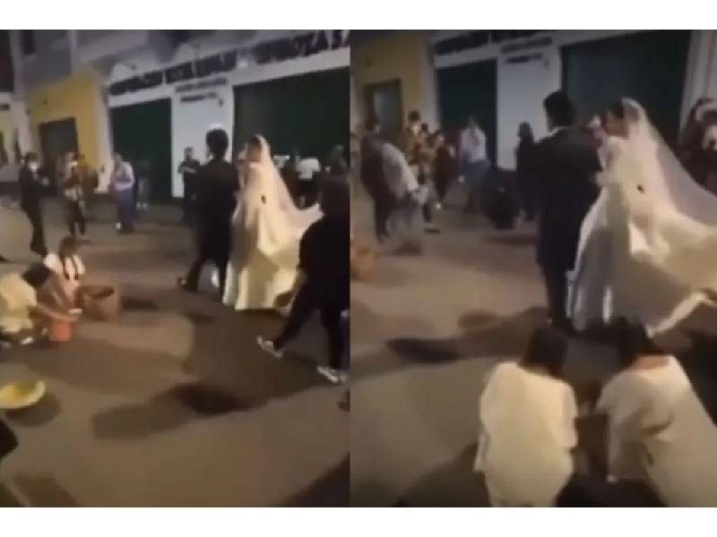 La hija de Alfredo Barnechea ÔÇ£adornaÔÇØ su boda con indígenas en el suelo