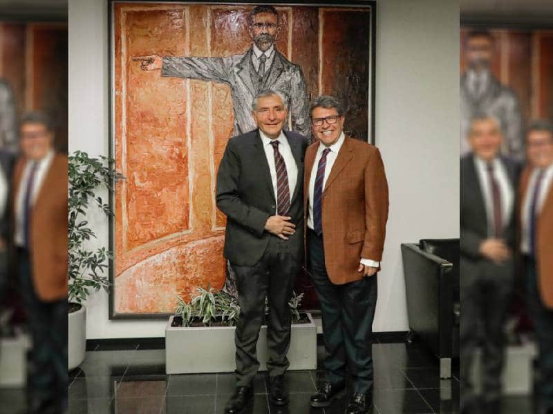 Se reúne Ricardo Monreal con secretario de Gobernación