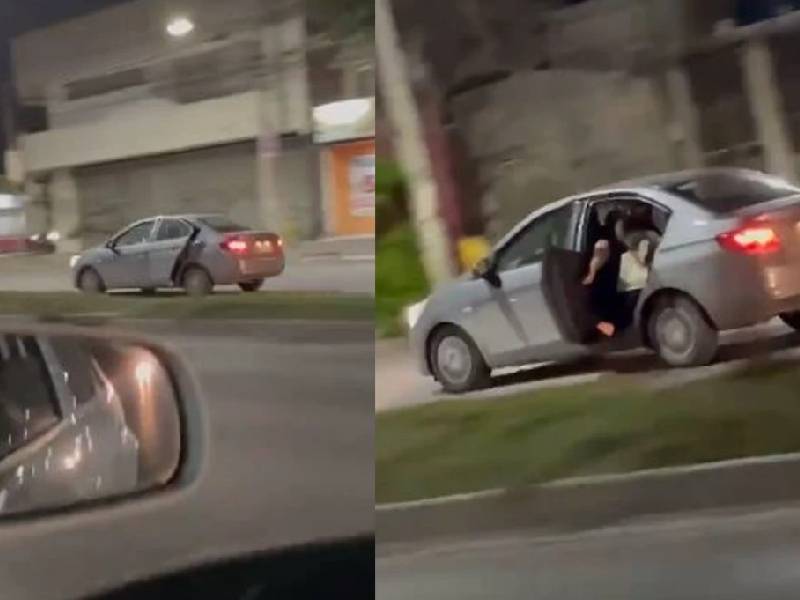 VIDEO: Supuesto intento de secuestro a una mujer en Nuevo León