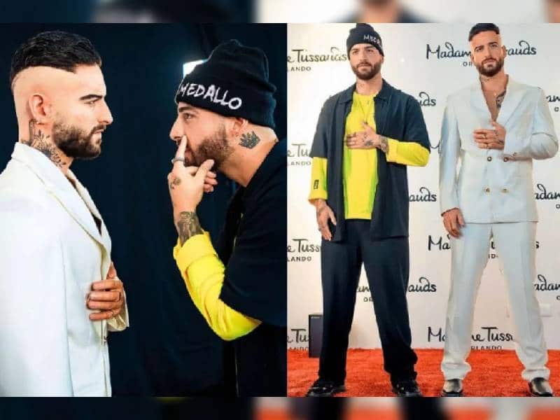 ¿Viste doble? Maluma ya tiene su propia figura de cera
