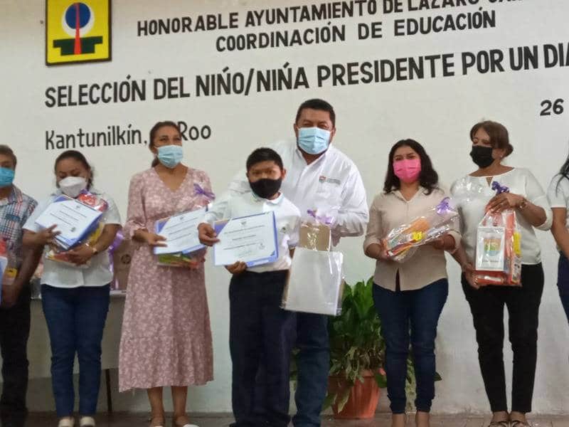 Niño de comunidad cardenense será edil por 24 horas del 30 de abril al 1 de mayo