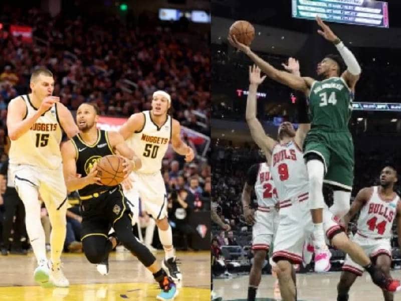 Milwaukee Bucks y Golden State Warriors superan ronda en los playoffs de la NBA
