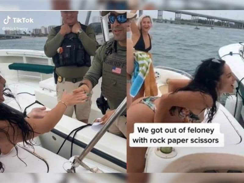 Con un "piedra, papel o tijera" una turista evita ser arrestada