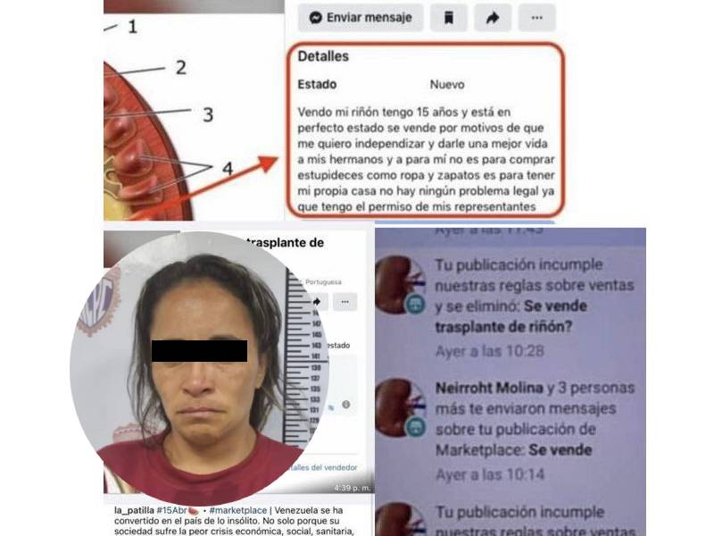 Mujer ofrece riñón en facebook