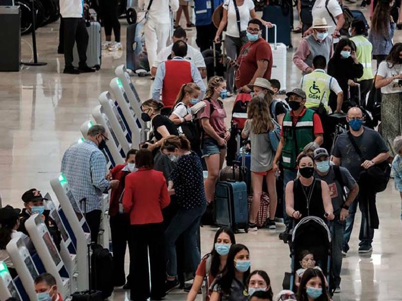 Aeropuerto de Cancún programa 554 operaciones este sábado