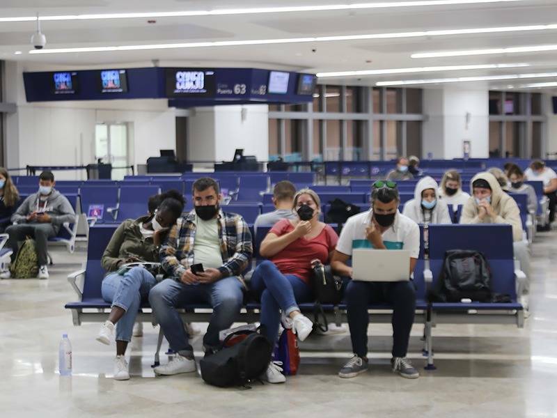 El aeropuerto de Cancún, con 482 operaciones para este día