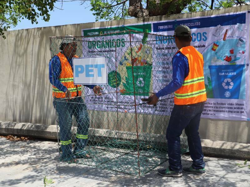 Arranque del Programa Piloto de Reciclado en Isla Mujeres