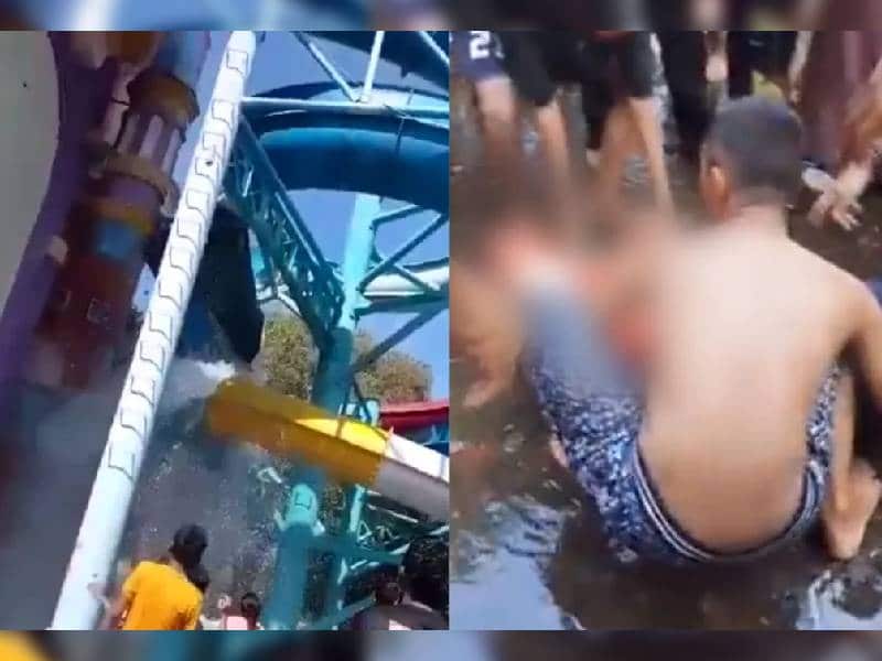 ¡Tragedia! Colapsa tobogán acuáticoÔÇª deja personas heridas
