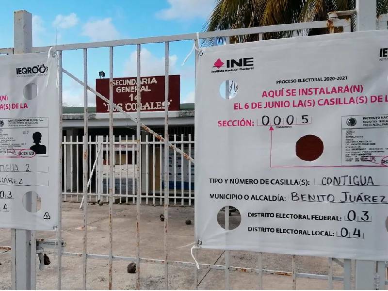 Listas las escuelas que serviran para albergar casillas electorales