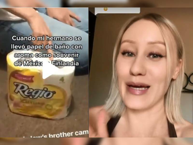 Filandesa ventila el souvenir más preciado de un viaje a México, ¡papel de baño!