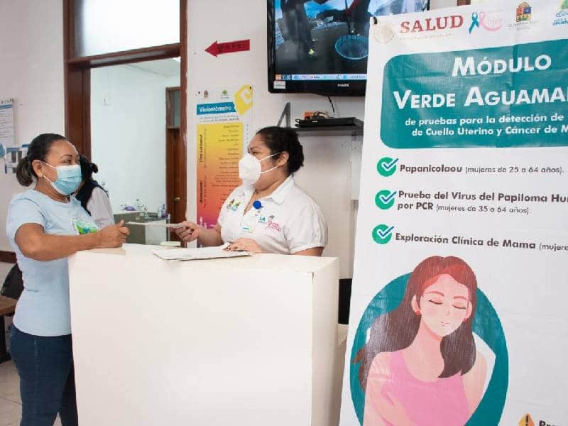 Baja asistencia para detección de cáncer de mama y cuello uterino