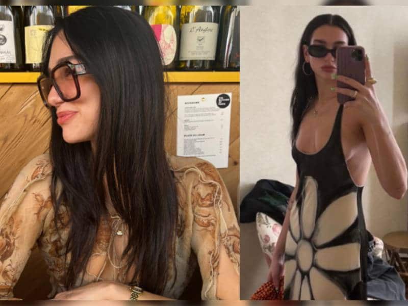 Dua Lipa pasea con provocativa ropa por las calles de París