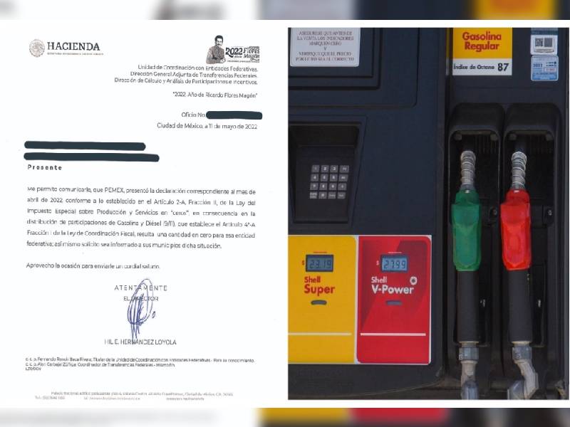 Hacienda ¡mutila! IEPS de abril a los estados