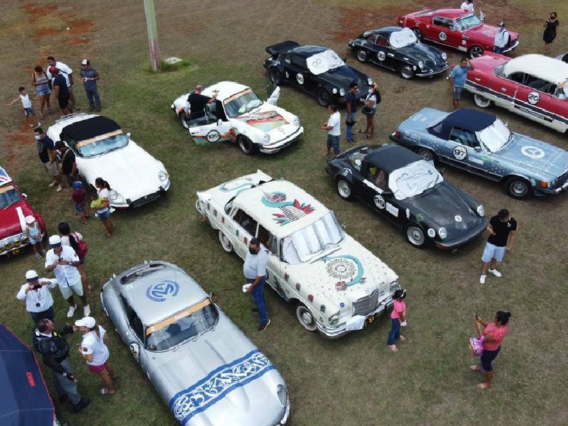 Todo un éxito la llegada del Rally Maya México a José María Morelos