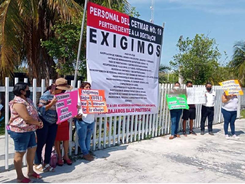 Trabajadores del Cetmar iniciaron con un paro laboral