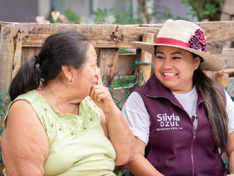 Silvia Dzul avanza rumbo a la victoria en el distrito 09