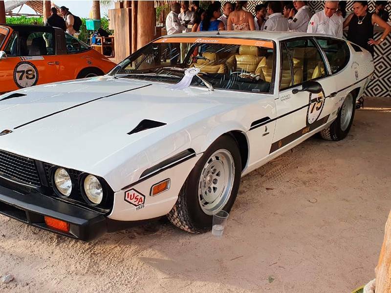 Un Lamborghini Espada 1974 repite en el trono de Elegancia del Rally Maya
