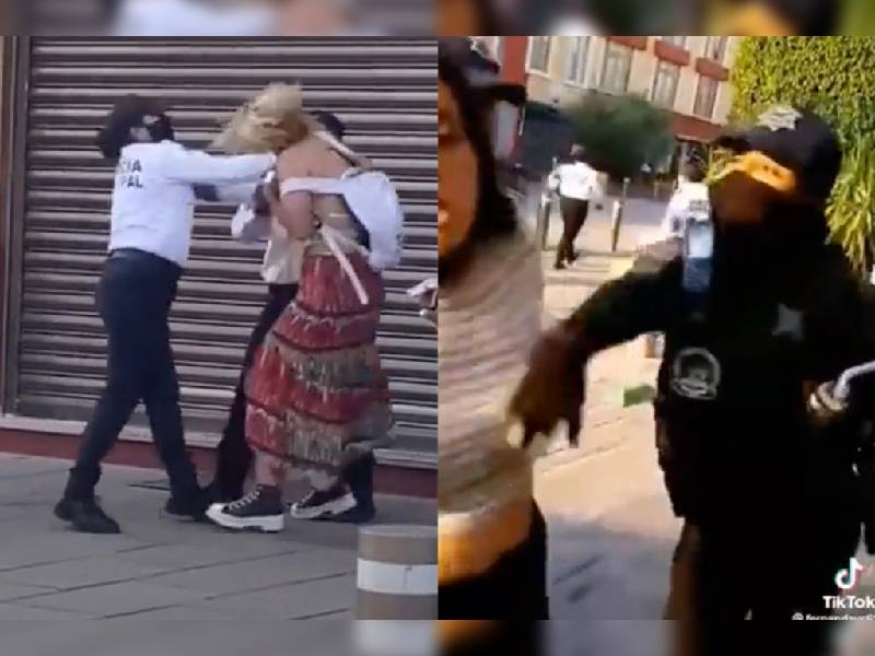 Video.Denuncian a policía de Irapuato por uso excesivo de la fuerza en manifestación