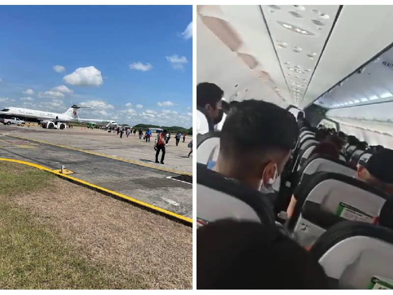 Avión de Viva Aerobus tiene falla en turbina por una ave