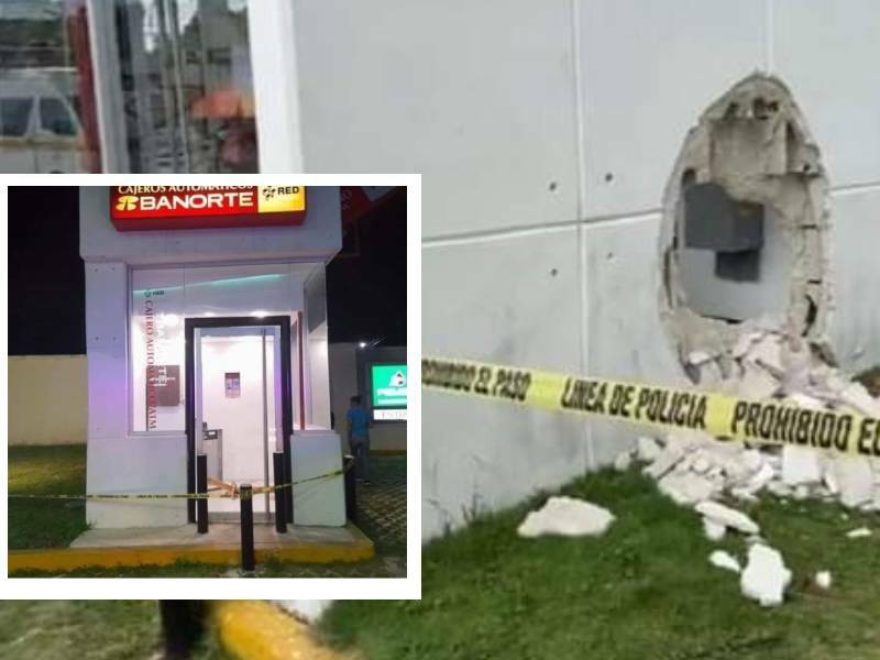 Dañan cajero automático que pretendían robar de estación de servicio en Chetumal