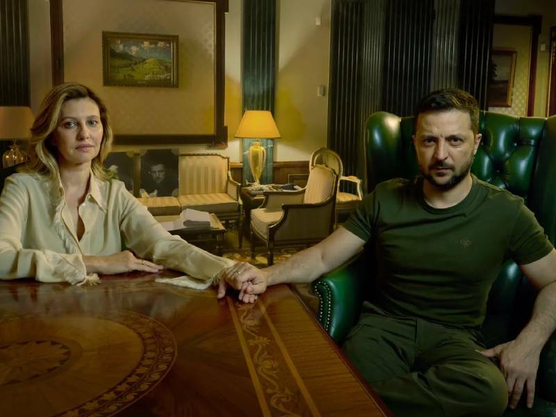 Fotos del presidente Zelenski y su mujer en revista Vogue causan polémica