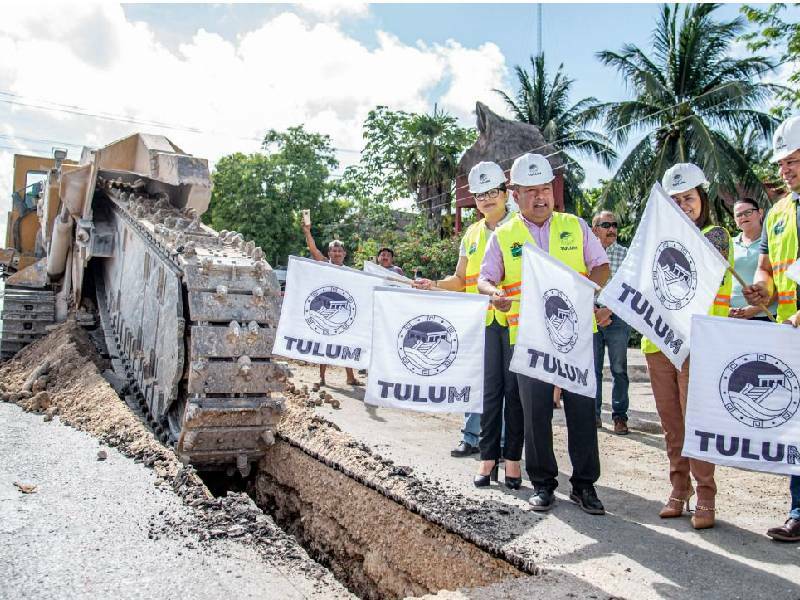 Dignifican servicios básicos en Tulum