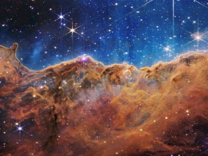 Impresionante Nebulosa Carina captada por el Telescopio Espacial James Webb