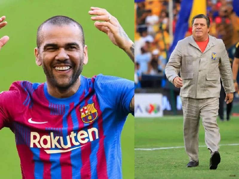 Así respondió Dani Alves a Miguel Herrera tras hacerle el “feo” por su edad
