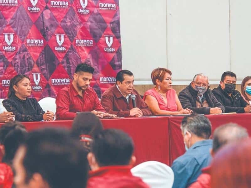 Prohíbe Morena balconeo en proceso interno de Edomex