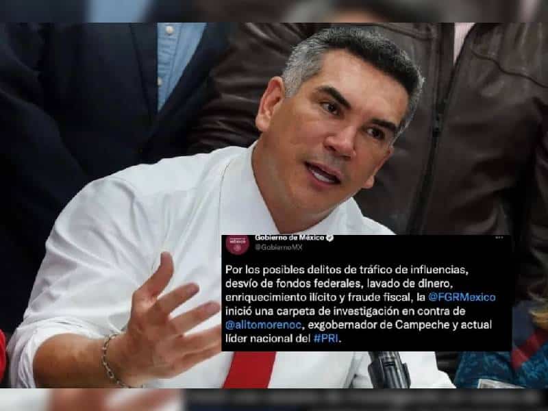 Gobierno anuncia investigación de FGR contra Alito…y luego borra tuit