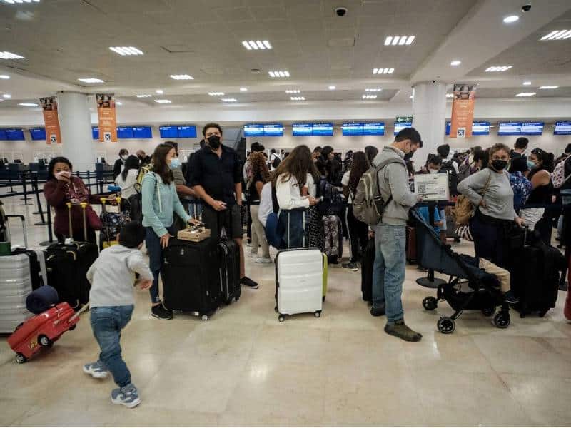 El aeropuerto de Cancún, con 622 operaciones y una conexión con 87 destinos