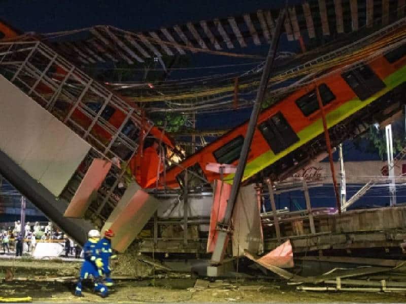 Imputan a ocho exfuncionarios por el desplome de la Línea 12 del Metro