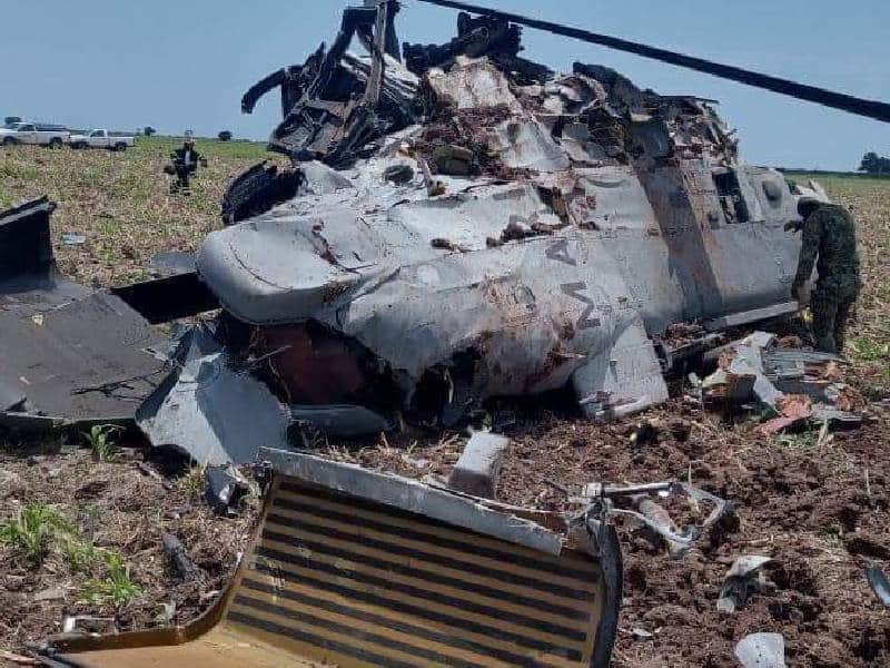 Marina confirma que helicóptero no fue derribado