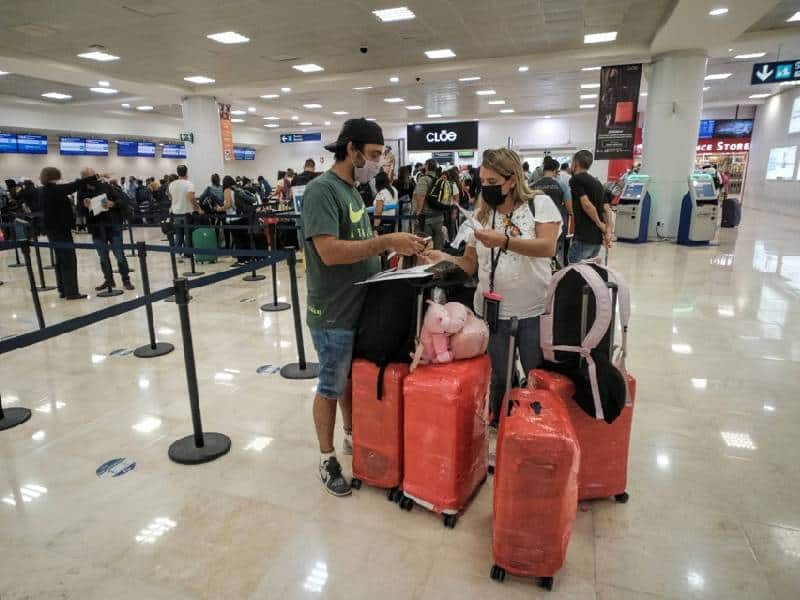 El aeropuerto de Cancún, con 564 vuelos y una conexión con 20 países