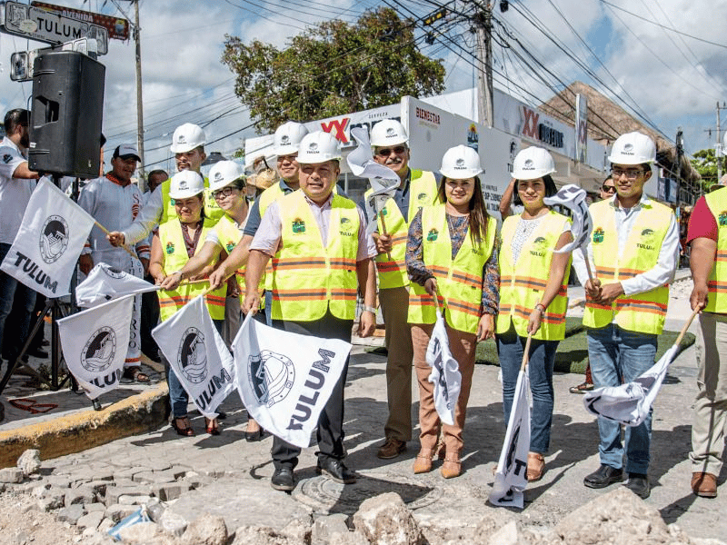 Arrancan obras de electrificación y alumbrado subterráneo en Tulum
